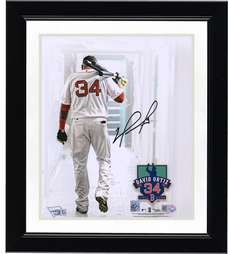 David Ortiz Boston Red Sox Autographed 8" x 10" Tunnel Photograph