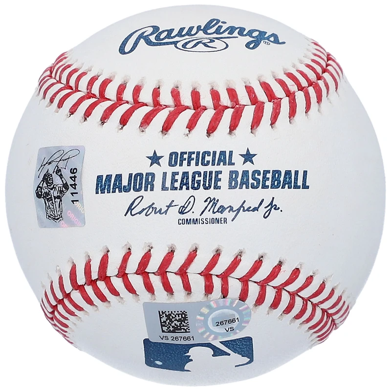 David Ortiz Boston Red Sox Autographed Baseball with "3x WS Champ" Inscription