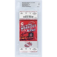 Billet NM 7 authentifié et autographié par David Ortiz des Boston Red Sox, signé Beckett Fanatics, daté du 12 juillet 2010, avec l'inscription « 2010 HR Derby Champ »