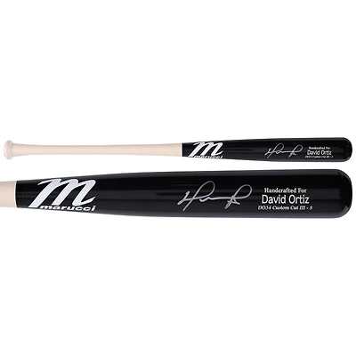 Batte de baseball Marucci autographiée par David Ortiz des Boston Red Sox