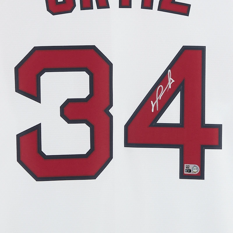 Maillot réplique blanc Nike autographié de David Ortiz, des Red Sox de Boston