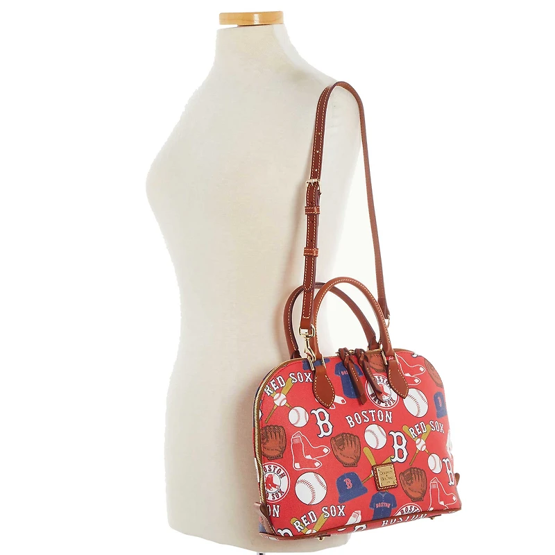 Dooney & Bourke Boston Red Sox Game Day Zip Zip Satchel