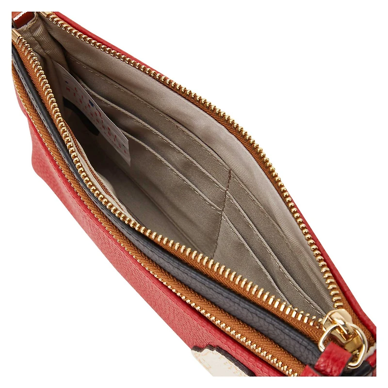 Dooney & Bourke Boston Red Sox Infield Double-Zip Wristlet