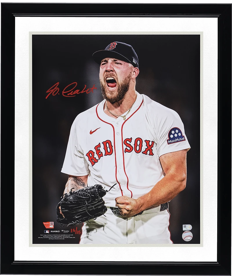 Photo dédicacée de Garrett Crochet (Red Sox de Boston) - 40,6 x 50,8 cm (édition limitée à 25 exemplaires)
