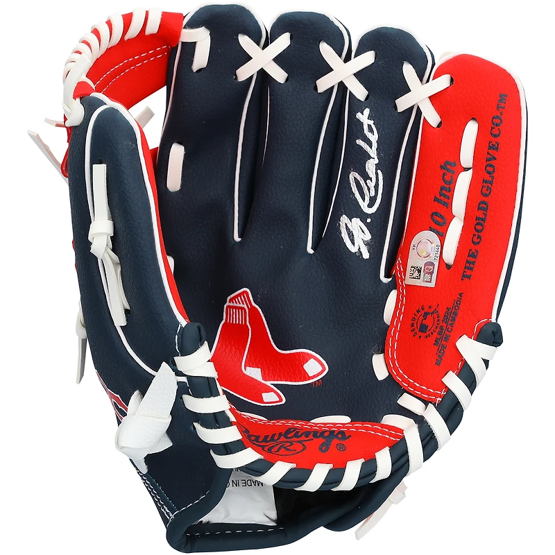 Gant de collection Rawlings 10" autographié par Garrett Crochet, des Red Sox de Boston, avec logo de l'équipe