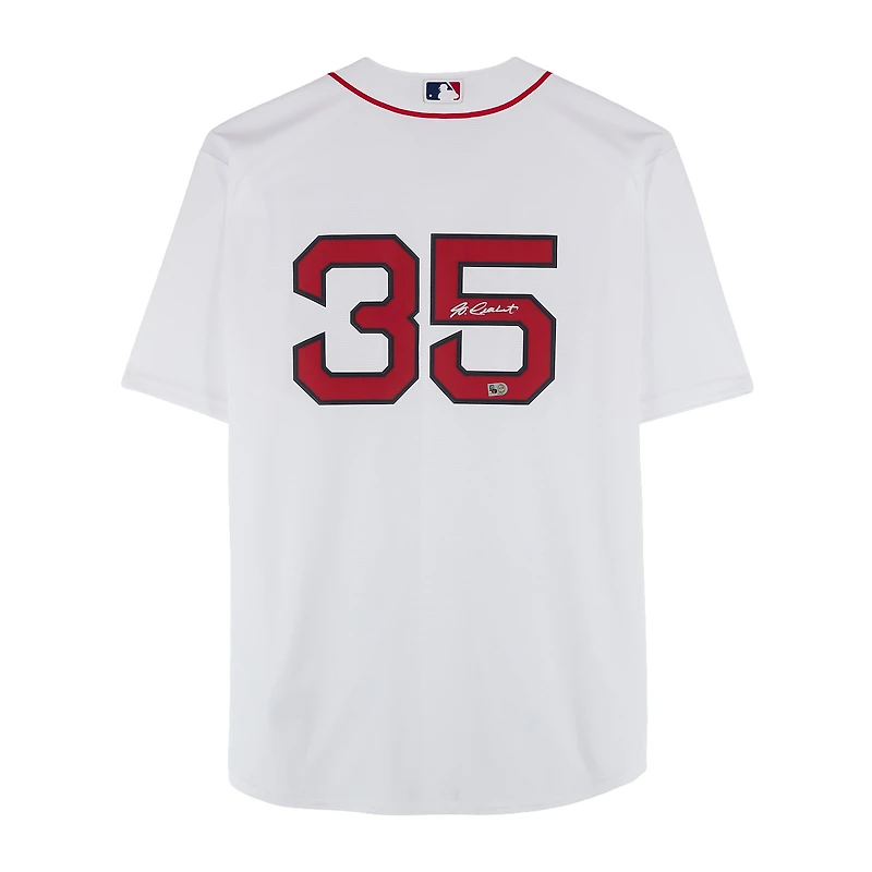 Garrett Crochet Boston Red Sox Autographed White Nike Replica Jersey