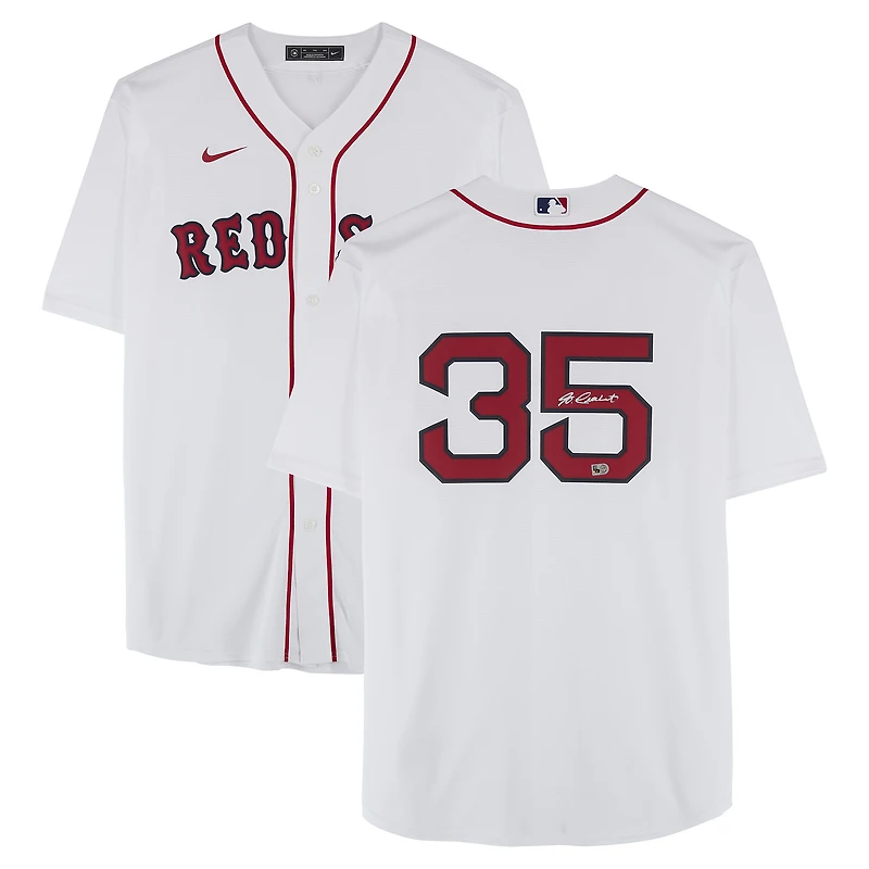 Garrett Crochet Boston Red Sox Autographed White Nike Replica Jersey
