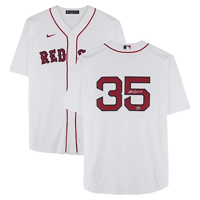 Garrett Crochet Boston Red Sox Autographed White Nike Replica Jersey