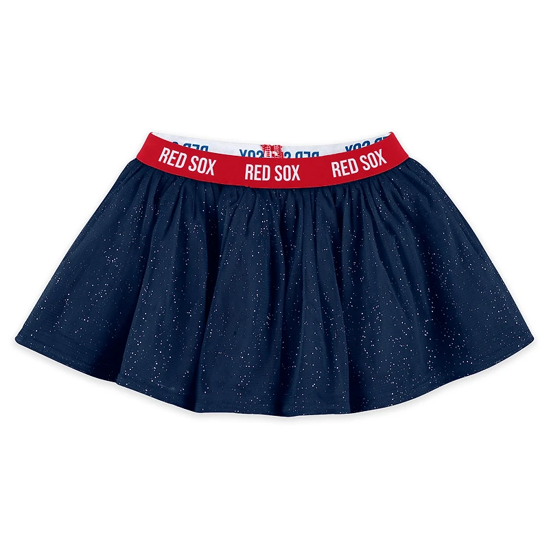 Ensemble tutu trois pièces pour nouveau-né et bébé fille par Erin Andrews Boston Red Sox