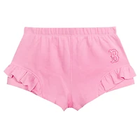 Ensemble t-shirt et short rose Fanatics pour filles des Red Sox de Boston Dugout