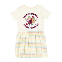 Robe de collation blanche Boston Red Sox pour petites filles, douce comme un raisin