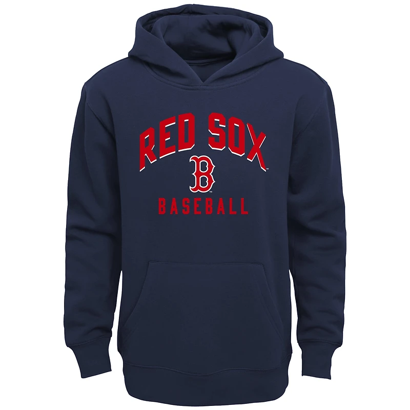 Ensemble sweat à capuche et pantalon Play by pour bébé, bleu marine/gris chiné, Boston Red Sox
