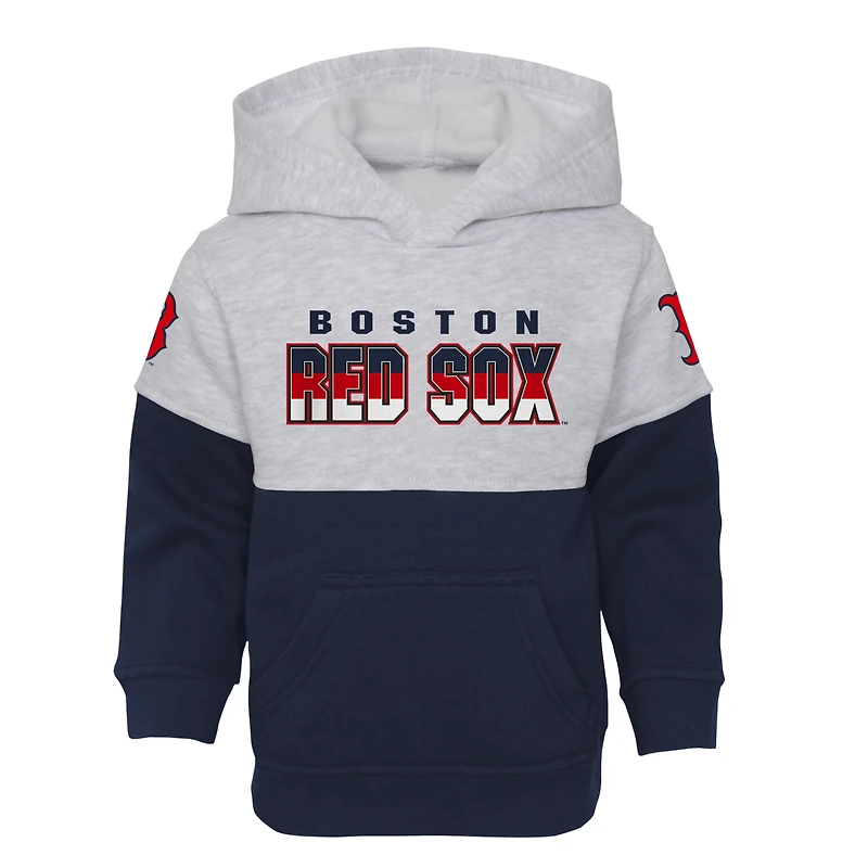 Ensemble sweat à capuche et pantalon Boston Red Sox Playmaker pour bébé bleu marine/gris chiné