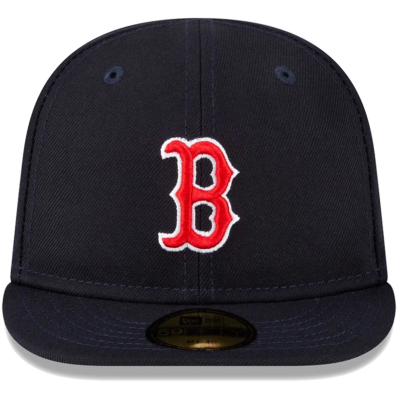 Casquette ajustée My First 59FIFTY New Era Boston Red Sox bleu marine pour bébé