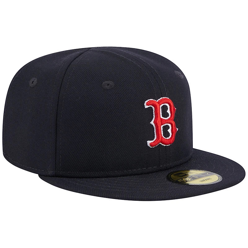 Casquette ajustée My First 59FIFTY New Era Boston Red Sox bleu marine pour bébé