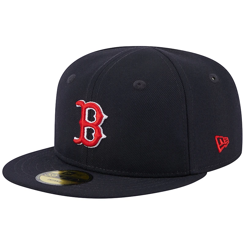 Casquette ajustée My First 59FIFTY New Era Boston Red Sox bleu marine pour bébé