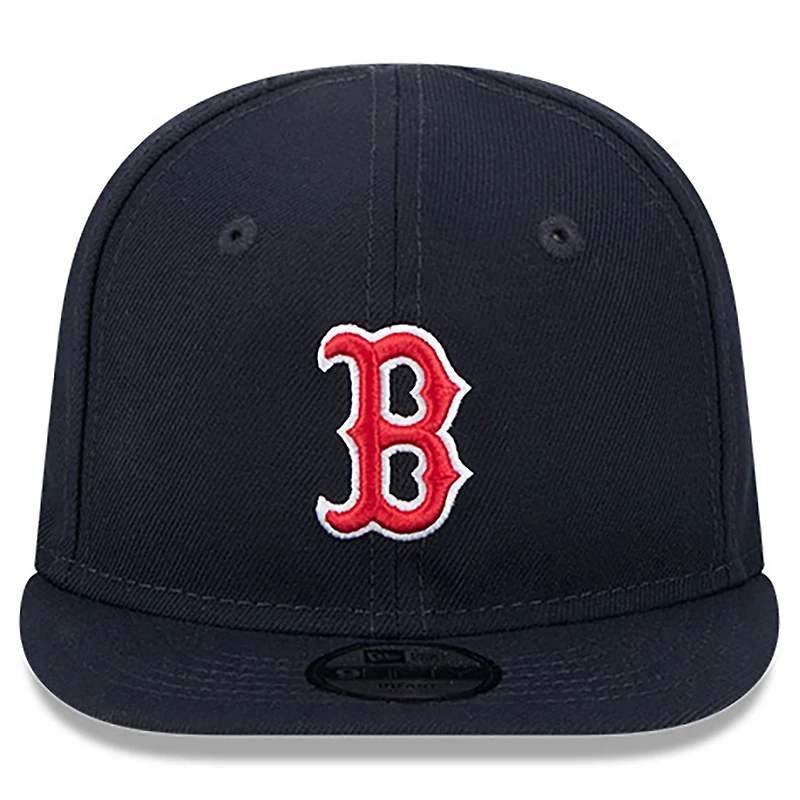 Casquette ajustable My First 9FIFTY New Era Boston Red Sox bleu marine pour bébé