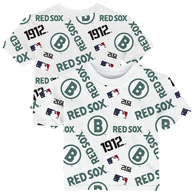 Infant Outerstuff  White Boston Red Sox Game Day T-Shirt
