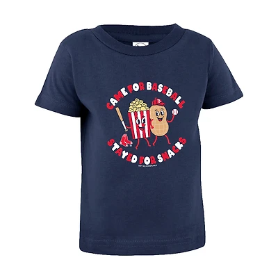 Infant Soft as a Grape Navy Boston Red Sox Snack T-Shirt