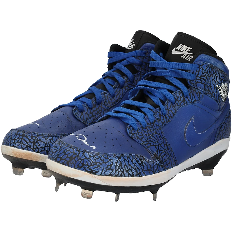 Jarren Duran Boston Red Sox Autographed Game-Used Blue Jordan Brand Cleats from the 2024 MLB Season