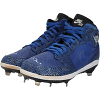 Jarren Duran Boston Red Sox Autographed Game-Used Blue Jordan Brand Cleats from the 2024 MLB Season