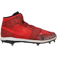 Chaussures Jordan Brand rouges dédicacées par Jarren Duran des Red Sox de Boston lors de la saison 2024 de la MLB