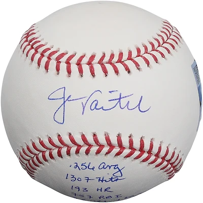 Balle de baseball autographiée par Jason Varitek des Red Sox de Boston avec plusieurs inscriptions - Édition limitée à 10 exemplaires