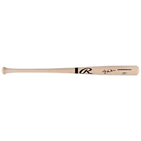 Jason Varitek Boston Red Sox Autographed Blonde Rawlings Pro Bat