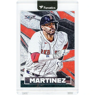 Carte J.D. Martinez Boston Red Sox 2021 Topps Fire Inferno n° 97 n° 1/1