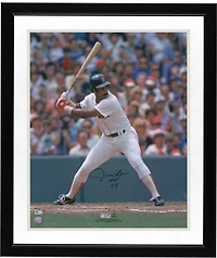 Photo autographiée de Jim Rice (Red Sox de Boston) en position de frappe (40,6 x 50,8 cm) avec inscription « HOF 09 ».