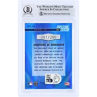 Jim Rice Boston Red Sox Autographed 2004 Donruss Elite Passing the Torch GU Relic Blue #PT-15 #/200 Beckett Fanatics Witnessed Authenticated 10 Card