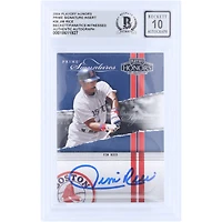 Carte autographiée de Jim Rice (Red Sox de Boston), série éliminatoires 2004, Prime Signatures Insert, n° PS-26/2500, authentifiée par Beckett Fanatics Witnessed (10 cartes).