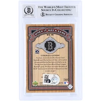Carte autographiée par Jim Rice (Red Sox de Boston), 2006 Upper Deck SP Legendary Cuts, collection « When It Was A Game », numéro WG-RI /75, authentifiée par Beckett Fanatics Witnessed.