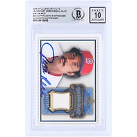 Jim Rice Boston Red Sox Autographed 2009 Upper Deck SP Legendary Cuts Legendary Memorabilia Blue GU Relic #LM-JR #/100 Beckett Fanatics Witnessed Authenticated 10 Card