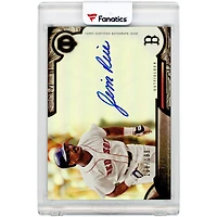 Carte autographiée de Jim Rice (Red Sox de Boston) 2016 Topps Tribute #TA-JRI #128/199