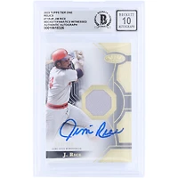 Jim Rice Boston Red Sox Autographed 2023 Topps Tier One GU Relic #T1R-JR #/400 Beckett Fanatics Witnessed Authenticated 10 Card