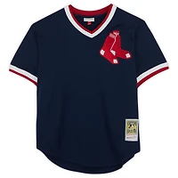 Jim Rice Boston Red Sox Autographed Blue 1989 Mitchell & Ness Authentic Batting Practice Jersey with "HOF 09" Inscription