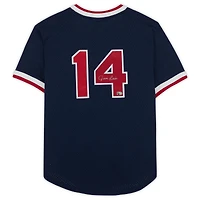 Jim Rice Boston Red Sox Autographed Blue 1989 Mitchell & Ness Authentic Batting Practice Jersey