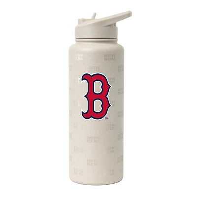 Bouteille de 1 litre (34 oz) Logo Brands Boston Red Sox Sand Ghost Quencher