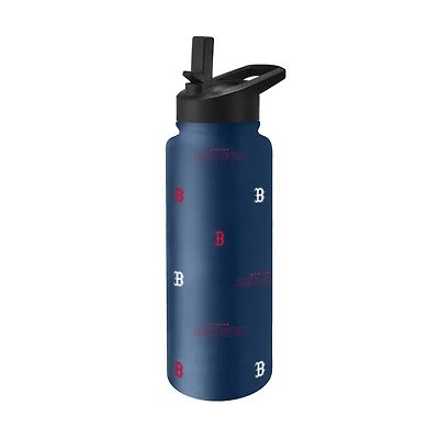 Logo Brands Boston Red Sox 34oz. Steep and Repeat Quencher Bottle