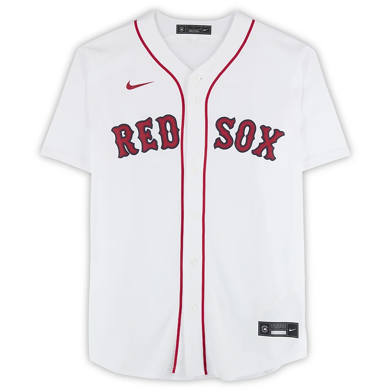 Maillot Nike blanc dédicacé par Manny Ramirez des Red Sox de Boston avec inscription « 04 WS MVP »