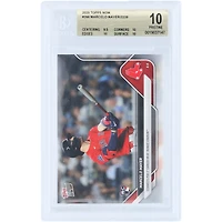 Marcelo Mayer Boston Red Sox 2025 Topps Now Connects For 1st Career HR at Yankee Stadium #266 BGS Authenticated 10 Rookie Card - 9.5,10,10,10 Subgrades