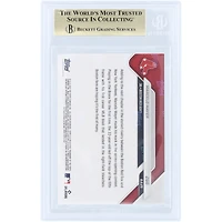 Carte recrue n° 266 authentifiée BGS 9.5 de Marcelo Mayer, Boston Red Sox, 2025 Topps Now : 1er circuit en carrière au Yankee Stadium