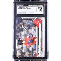 Marcelo Mayer Boston Red Sox 2025 Topps Now Connects for 1st Career HR at Yankee Stadium #266 CGC Authenticated 10 Card