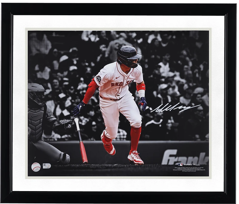 Marcelo Mayer Boston Red Sox Autographed 16" x 20" First MLB Hit Spotlight Photograph