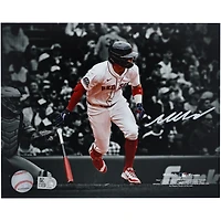 Marcelo Mayer, Boston Red Sox, autographié 8" x 10" Premier hit de la MLB Photo vedette