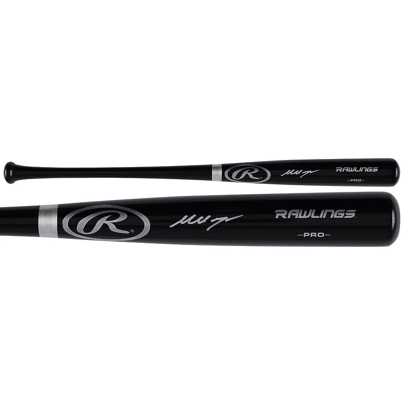 Chauve-souris Pro Model Rawlings noire autographiée par Marcelo Mayer des Boston Red Sox