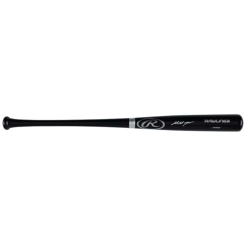 Chauve-souris Pro Model Rawlings noire autographiée par Marcelo Mayer des Boston Red Sox