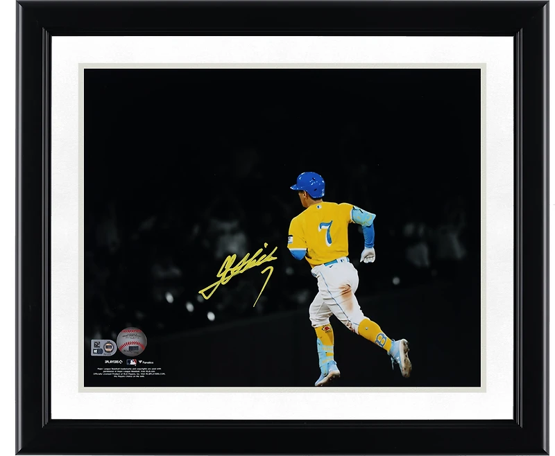 Masataka Yoshida Boston Red Sox Autographed 11" x 14" Running Spotlight Photograph