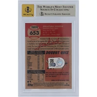 Masataka Yoshida Boston Red Sox Autographed 2023 Topps Living Kanji Signature #653 Beckett Fanatics Witnessed Authenticated 9.5/10 Rookie Card
